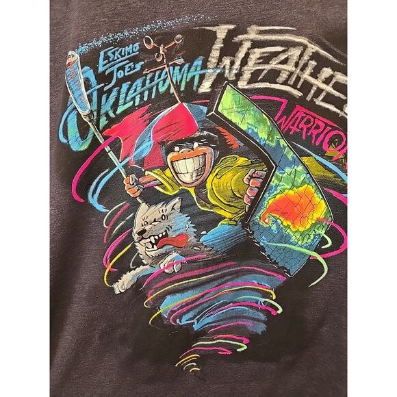 Eskimo Oklahoma Joe’s T Shirt Adult 2XL 3D Image Blue Color - Picture 2 of 7